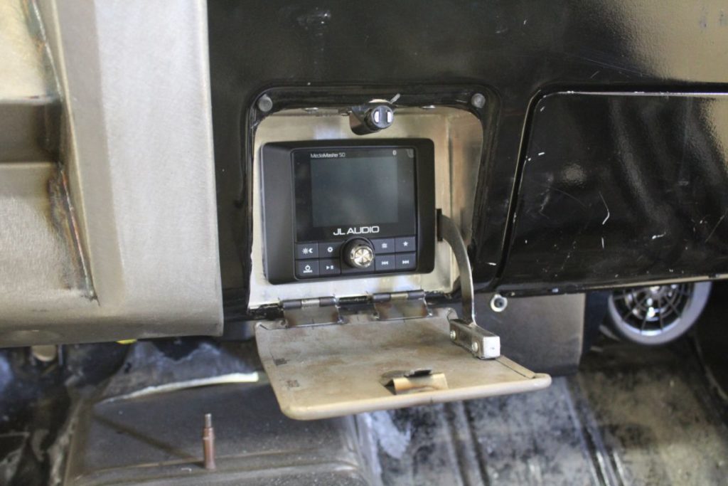 Custom 1969 Camaro radio fabrication and install