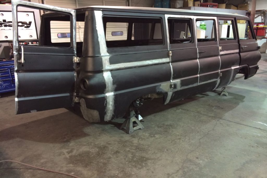 Custom 1969 Dodge A 108 Hemi Van build Epoxy