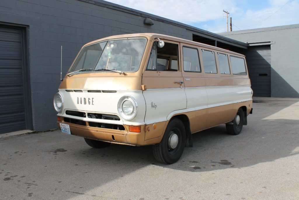 Custom 1969 Dodge A 108 Hemi Van build all stock survivor