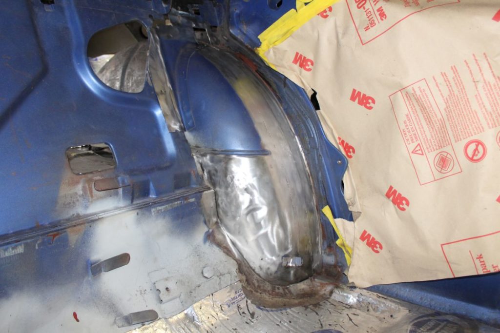 Custom 1969 Chevrolet Chevelle Hot Rod Rear tubs fabrication and installation