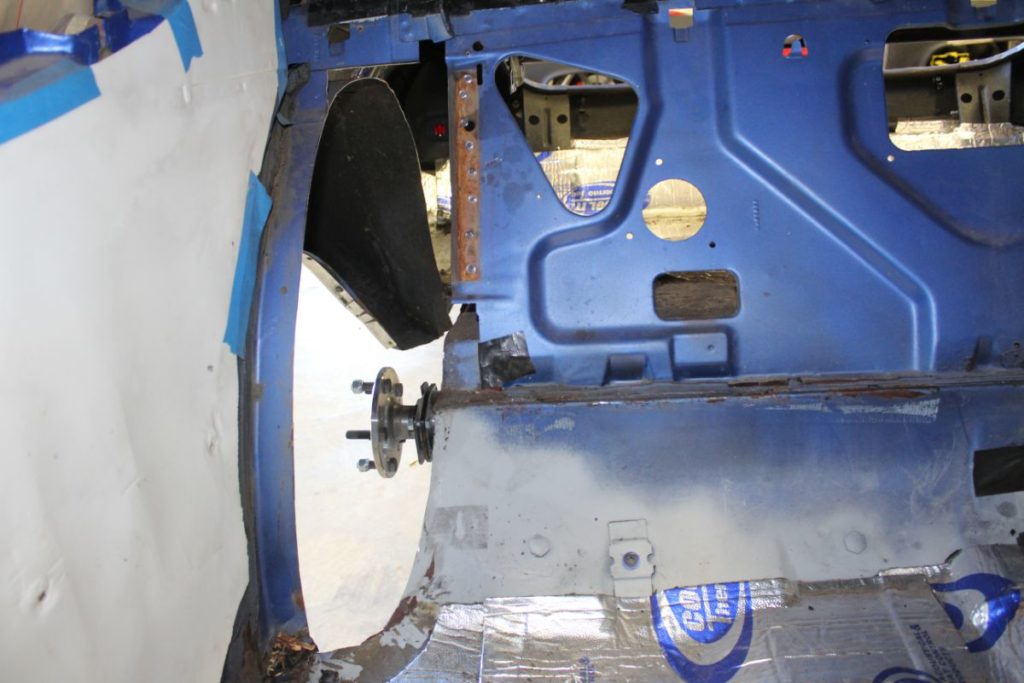 Custom 1969 Chevrolet Chevelle Hot Rod Rear tubs fabrication and installation