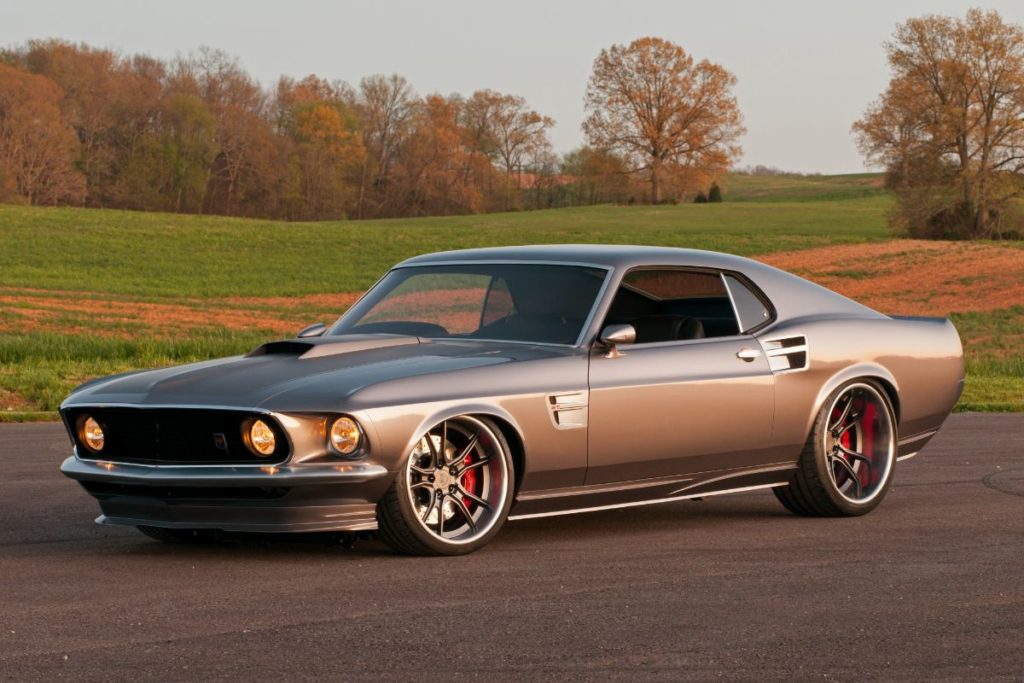 Custom 1969 Fastback Mustang coyote engine