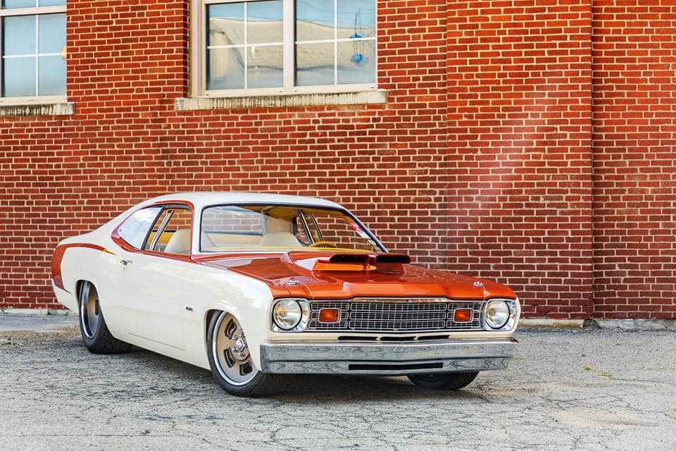Custom pro touring 1974 Hellcat Plymouth Duster hot rod