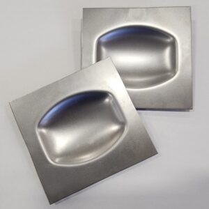 18 Gauge Mild Steel Press Formed Door Handle Pockets - Sold in Pairs.