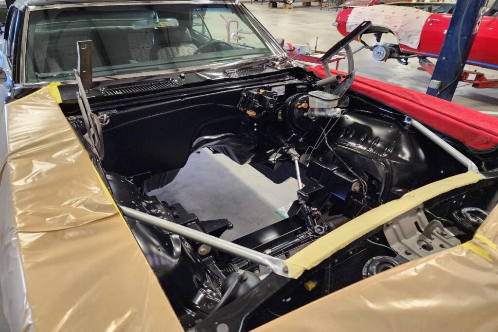 Black 1969 SS Camaro 454 LSX protouring restomod classic muscle car